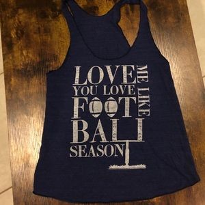 Judith March Love Me Like You Love Football Tank